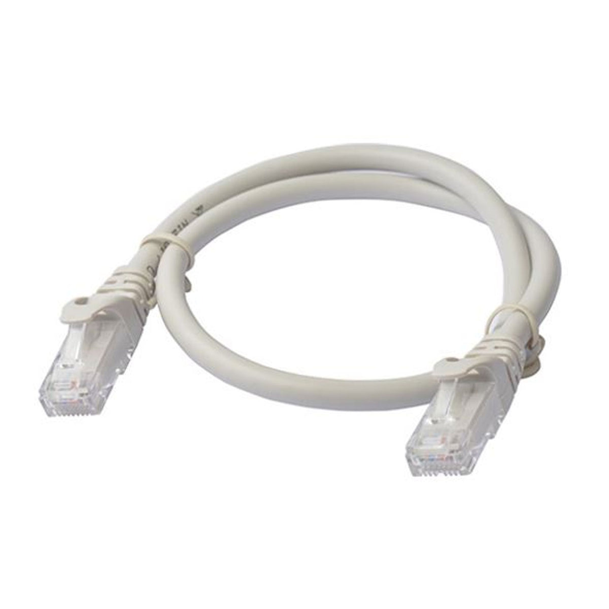 8ware 0.5m Grey CAT6 Ethernet Network Patch Cord