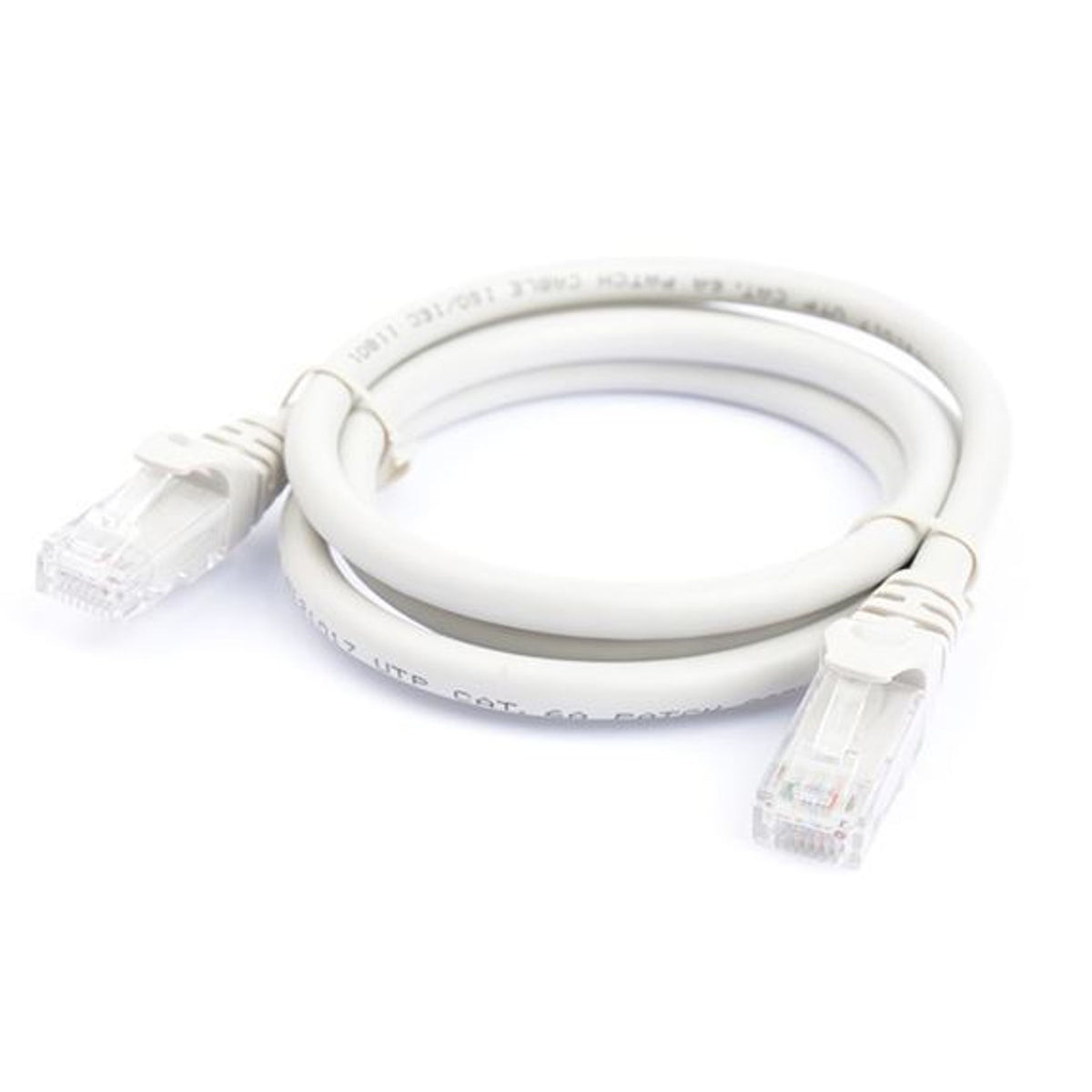 8ware 1m Grey CAT6 Ethernet Network Patch Cord