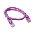 8ware 8W-PL6-0.25PUR 0.25m Purple CAT6 Ethernet Patch Cord