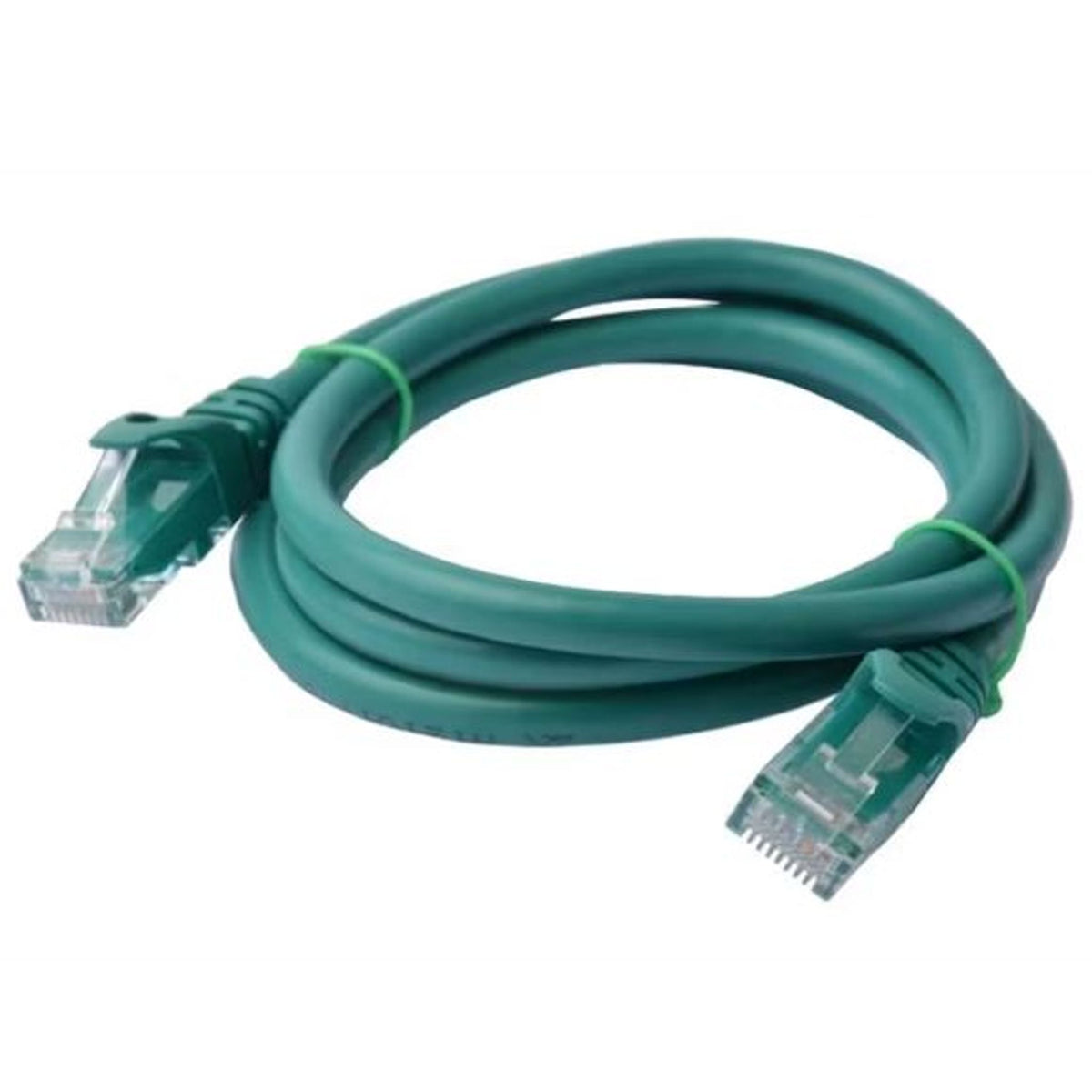 8ware 8W-PL6-1GRN 1m Green CAT6 Ethernet Patch Cord