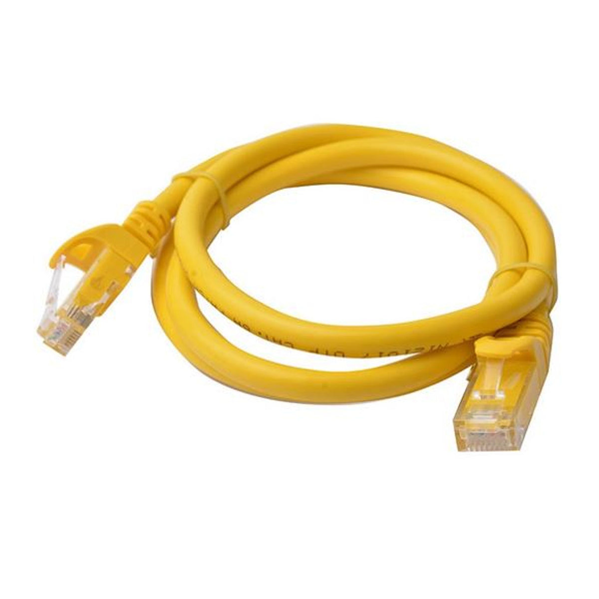 8ware 8W-PL6-1YEL 1m Yellow CAT6 Ethernet Patch Cord