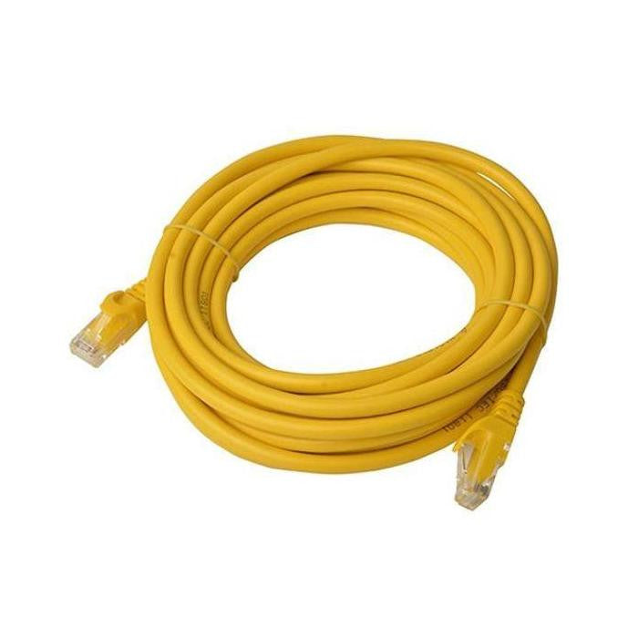 8ware 8W-PL6-5YEL 5m CAT6 Ethernet Network Patch Cord