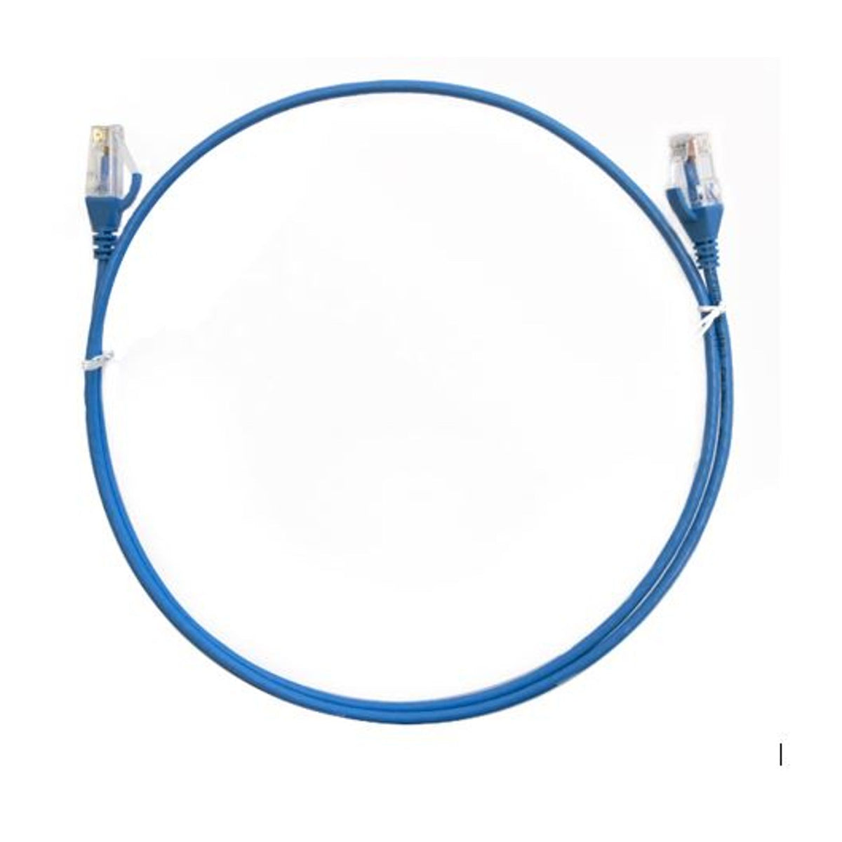 8ware CAT6 Thin Cable 1.5m Blue Ethernet Patch Cord