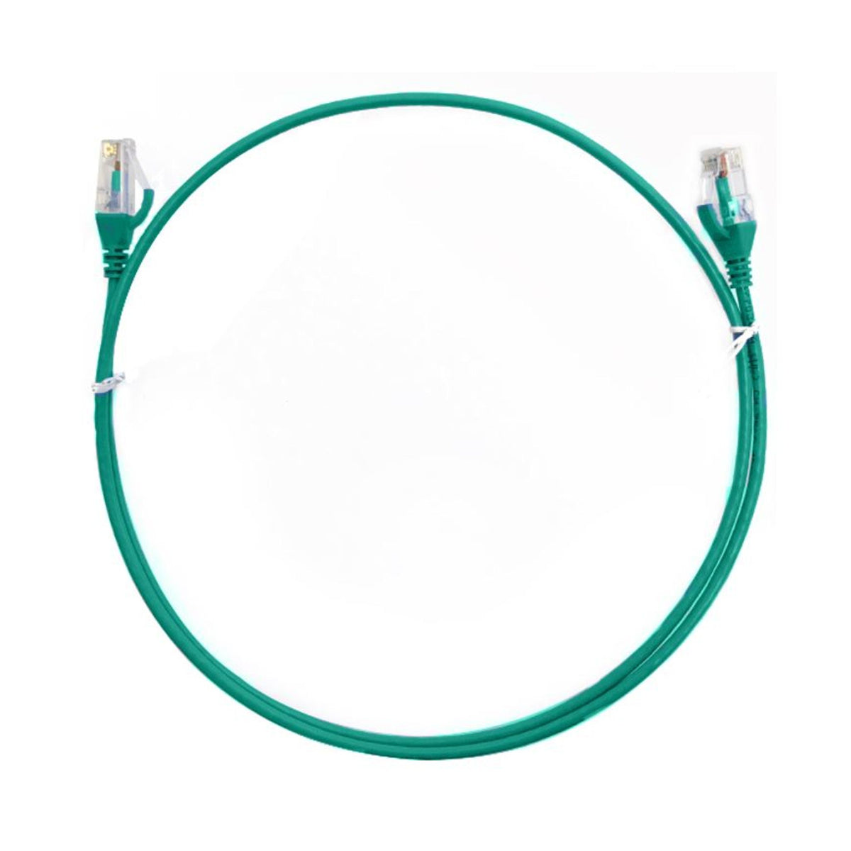 8ware CAT6 Ultra Thin Slim Cable 2m Green