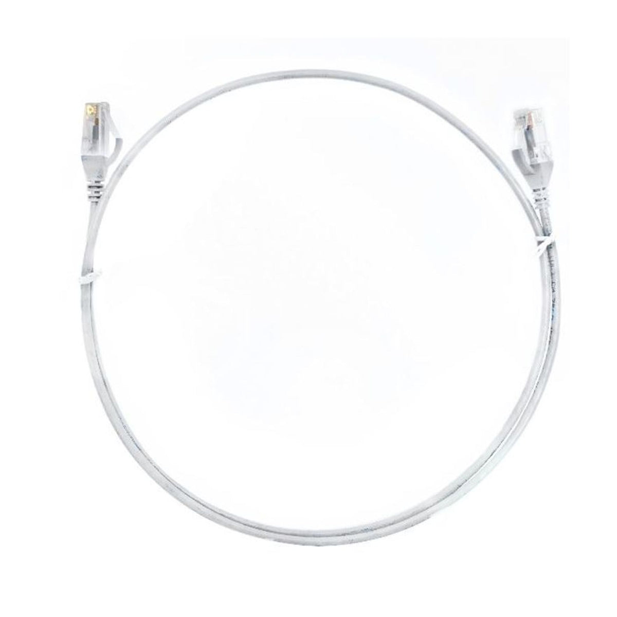 8ware CAT6 Ultra Thin Slim Cable 5m White Patch Cord