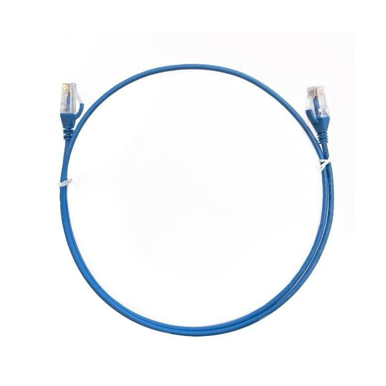 8ware CAT6THINBL-1M 1m Ultra Thin Blue Cat 6 Patch Cable