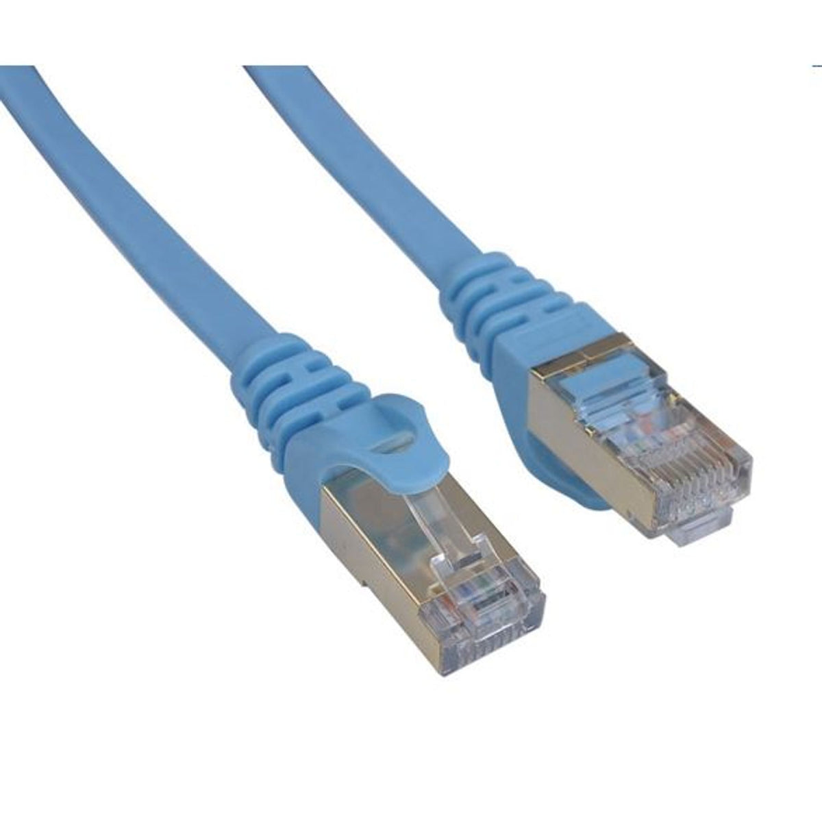 8ware CAT7-F-1BLU 1m Blue Flat Ethernet Patch Cable