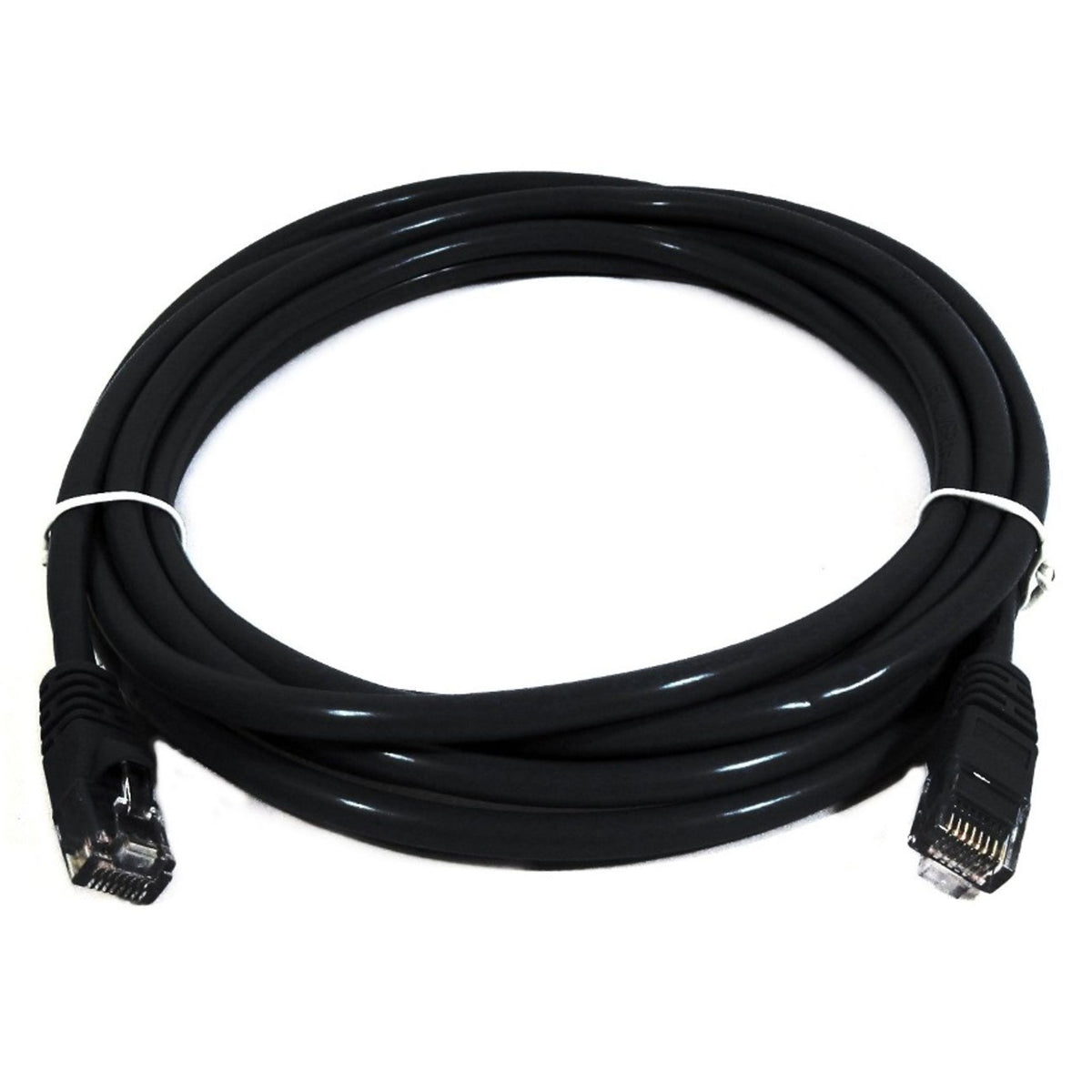 8ware PL6A-0.25BLK 0.25m Cat6A Ethernet Patch Cord Black