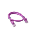 8ware PL6A-0.25PUR 0.25m Purple Cat6A Ethernet Patch Cord