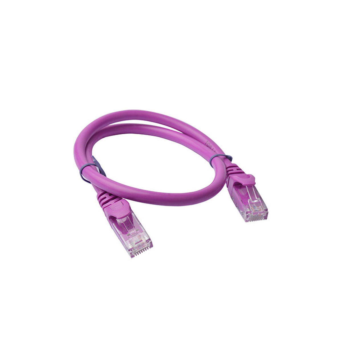 8ware PL6A-0.25PUR 0.25m Purple Cat6A Ethernet Patch Cord