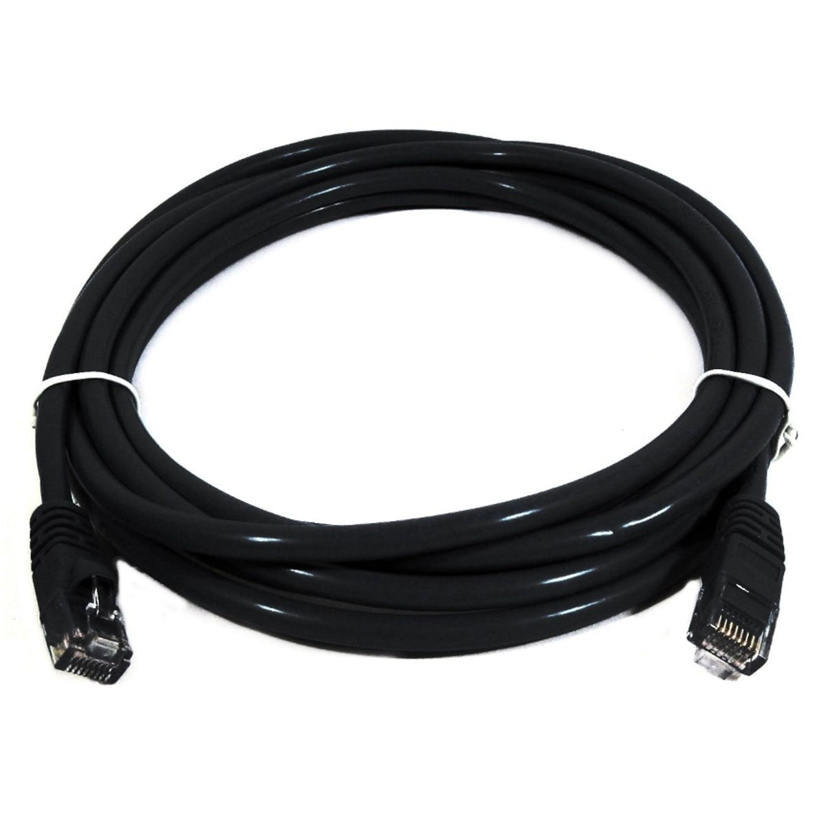 8ware PL6A-0.5BLK 0.5m Cat6A Black Ethernet Patch Cord