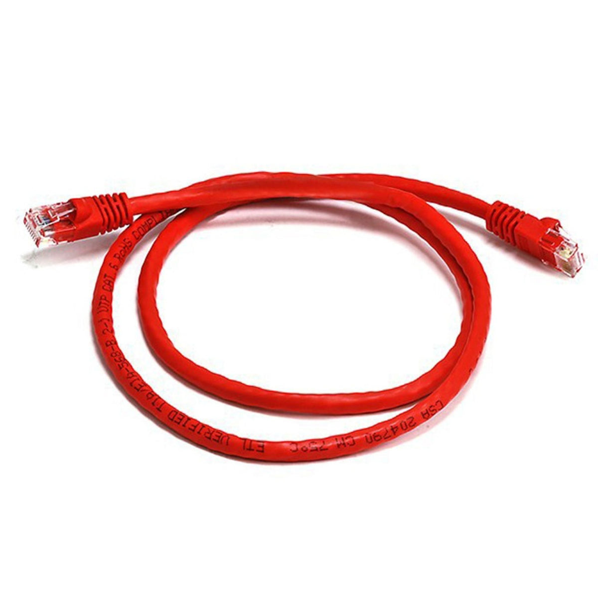 8ware PL6A-1RD Cat6A Red 1m Ethernet Patch Cord