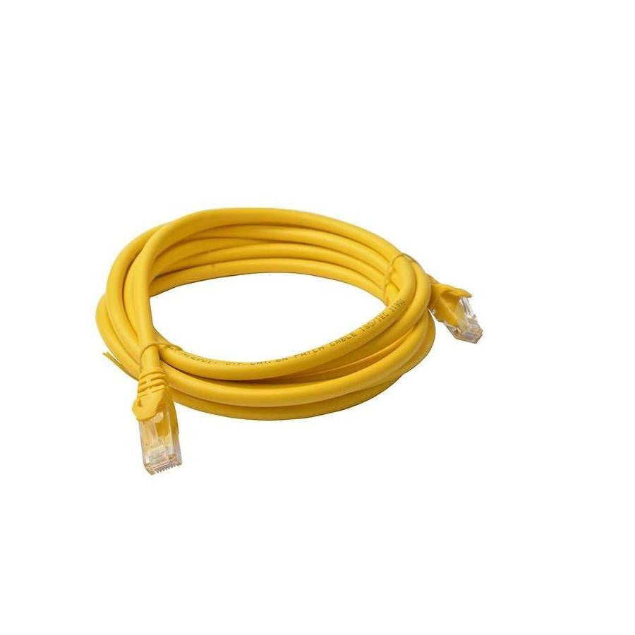 8ware PL6A-3YEL 3m Yellow Cat6A Ethernet Patch Cord
