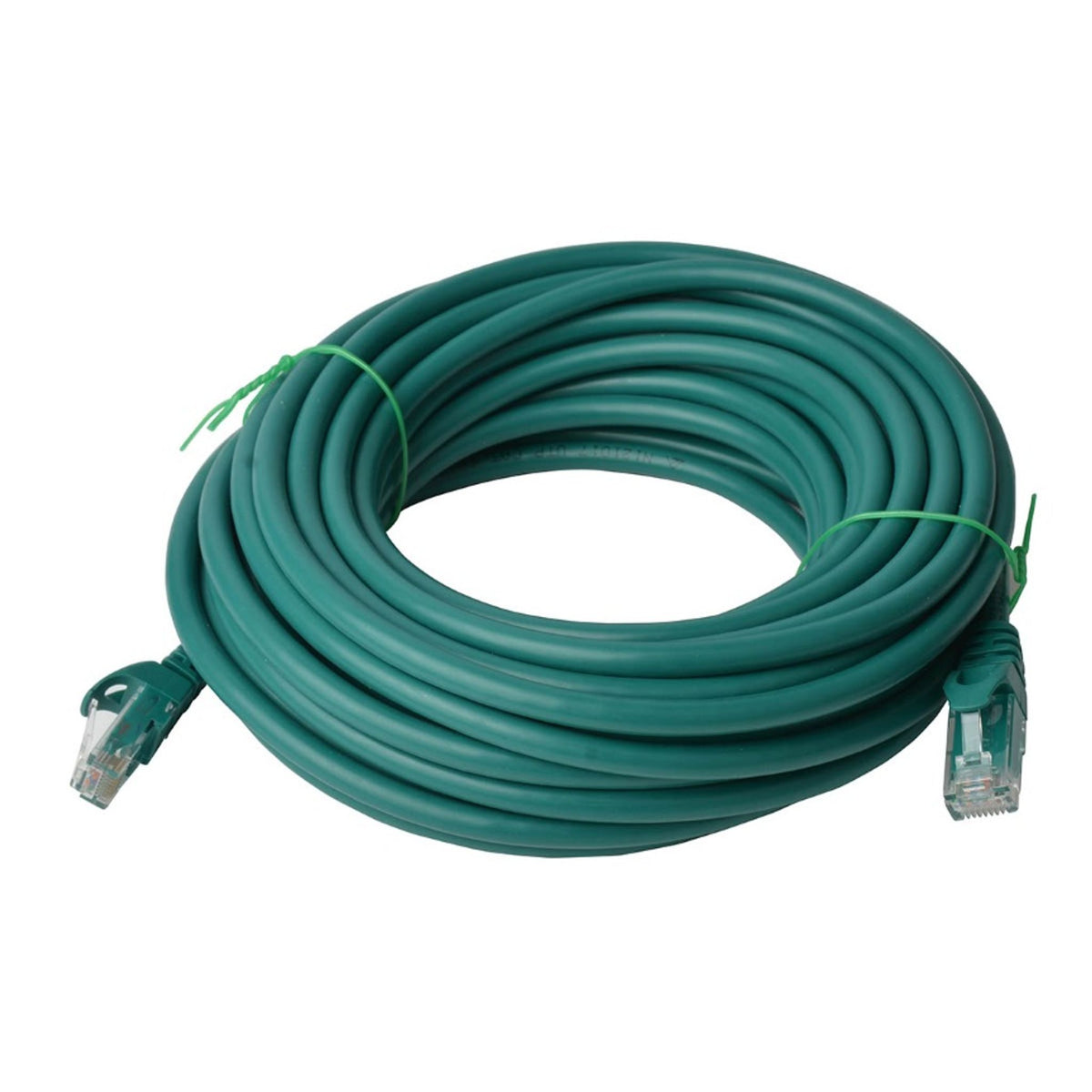8ware PL6A-40GRN 40m Green CAT6A Ethernet Patch Cord