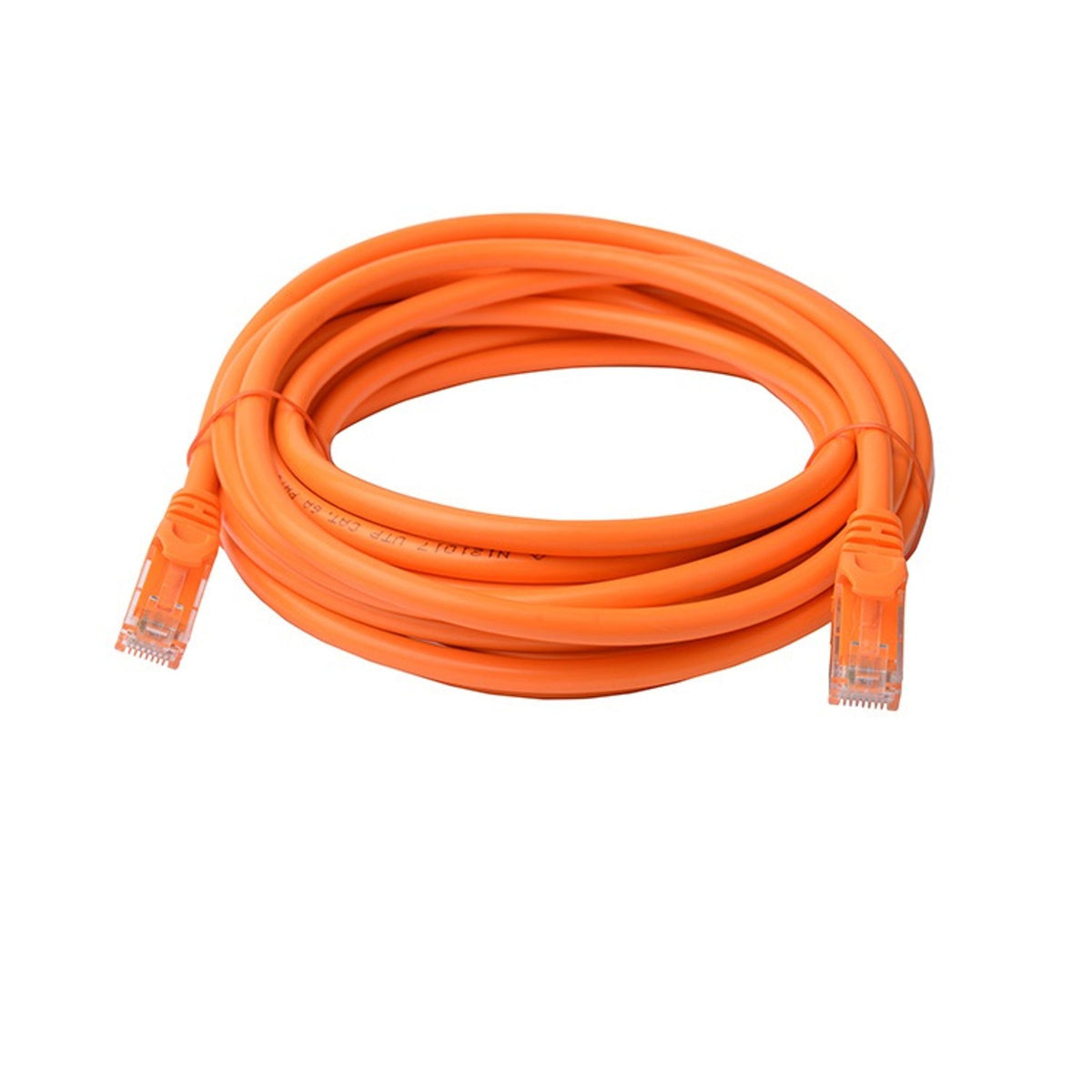8ware PL6A-5ORG 5m Orange Cat6A Ethernet Patch Cord