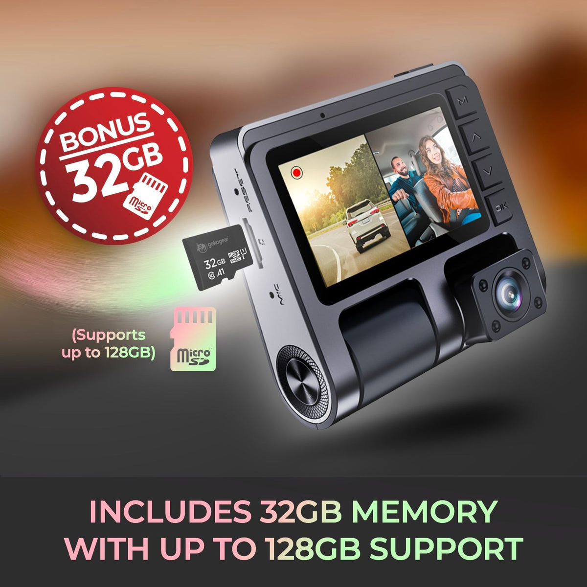 Adesso ORBITD110 Front/Rear Vehicle Camera ds:5475644c