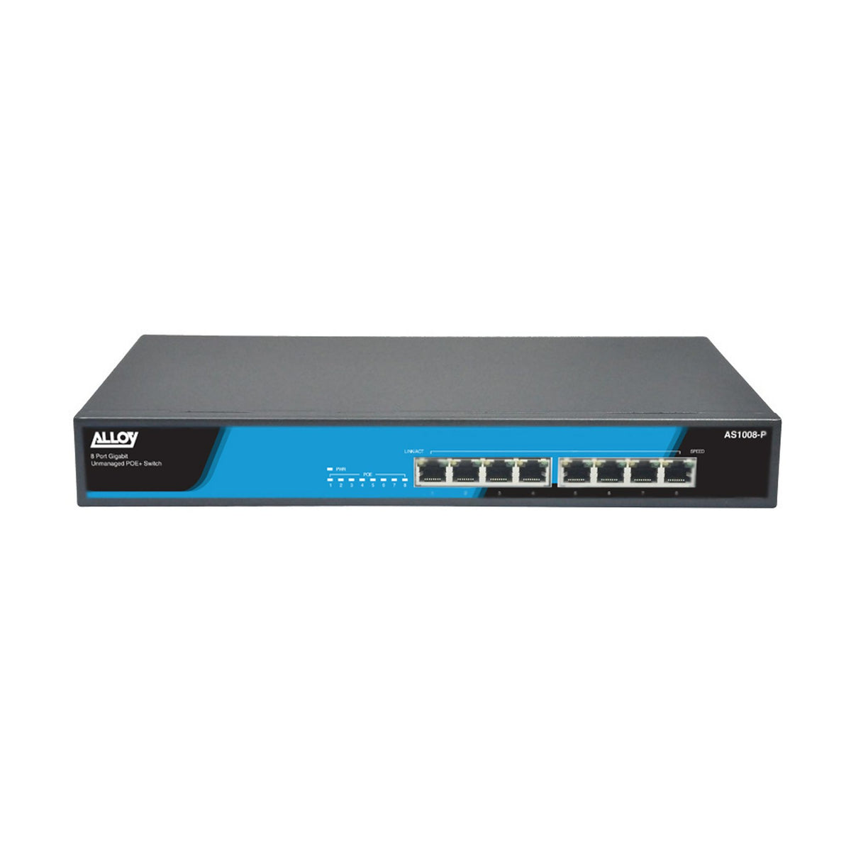 Alloy AS1008-P 8 Port Gigabit PoE Switch 150W