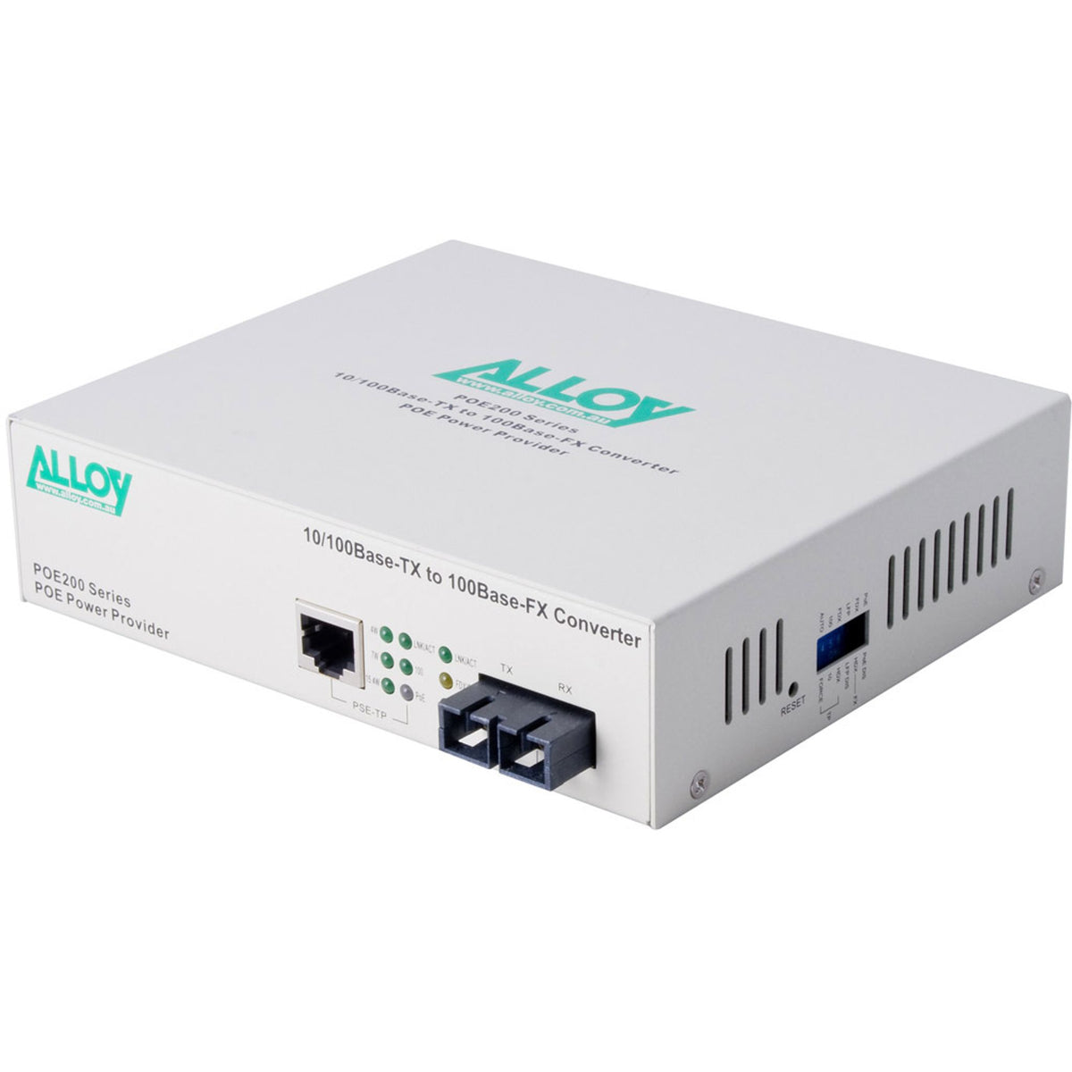 Alloy POE200SC.20 Single Mode Fibre SC PoE Converter 20km
