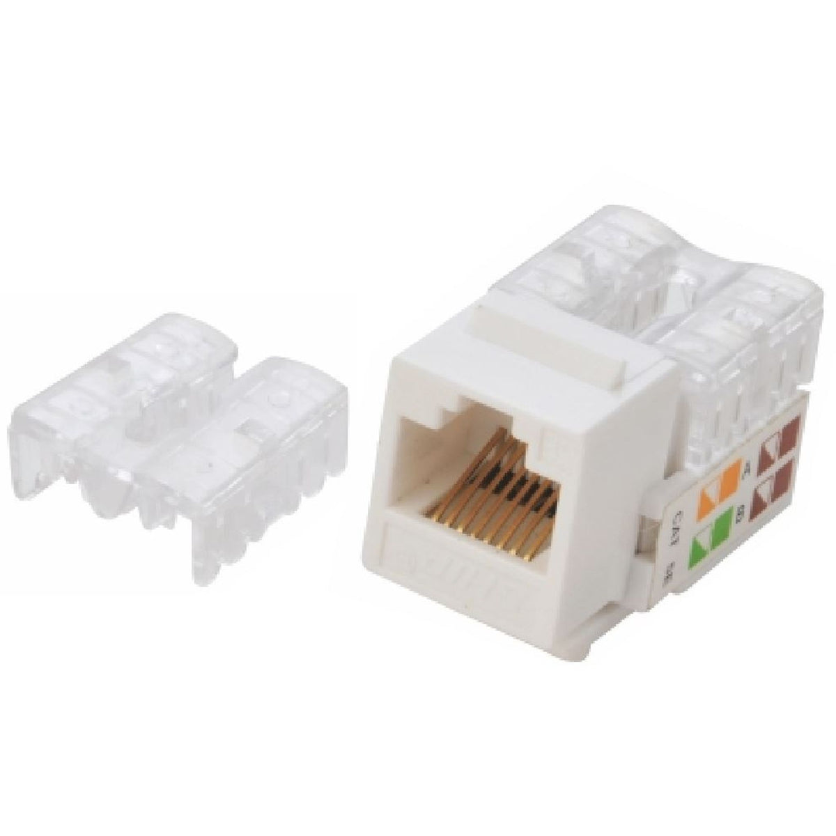 Astrotek ATP-KJ-6 CAT6 UTP Network Keystone Jack White 10 Pack