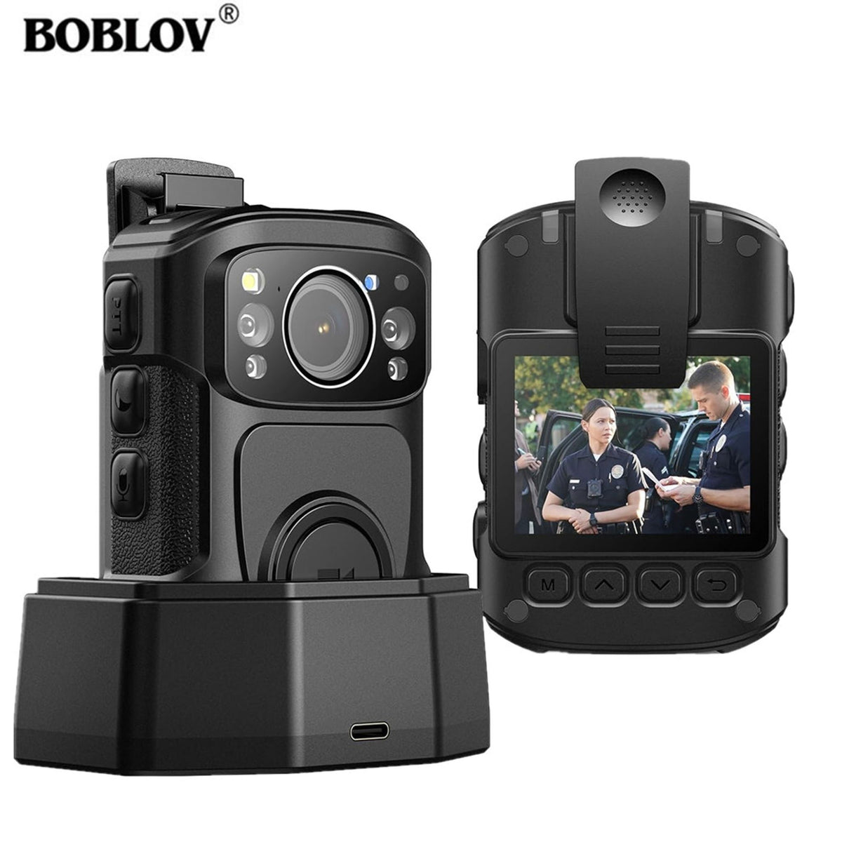BOBLOV B4K5 128GB 4K Body Camera with GPS