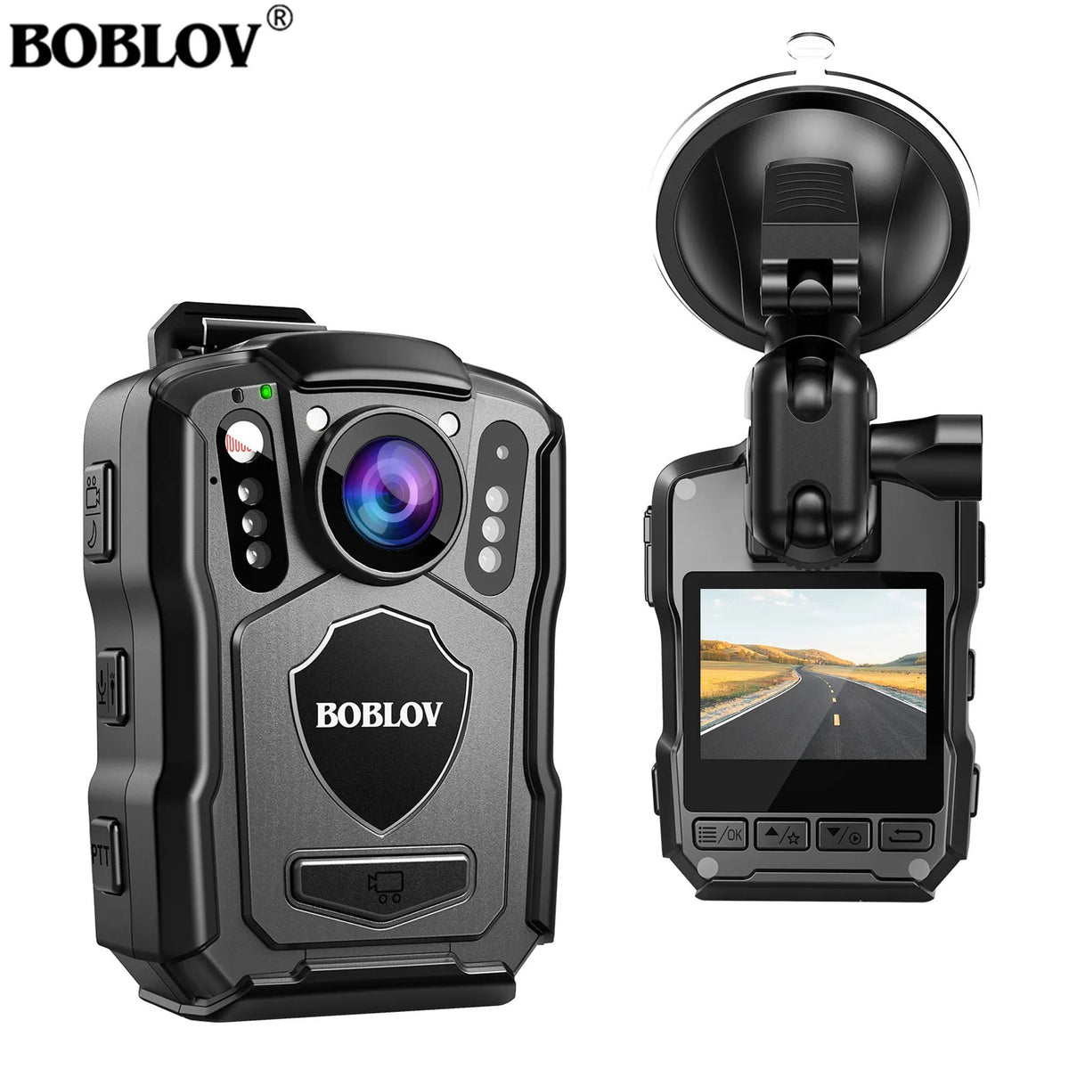 BOBLOV M5 1440P 128GB with GPS Body Camera