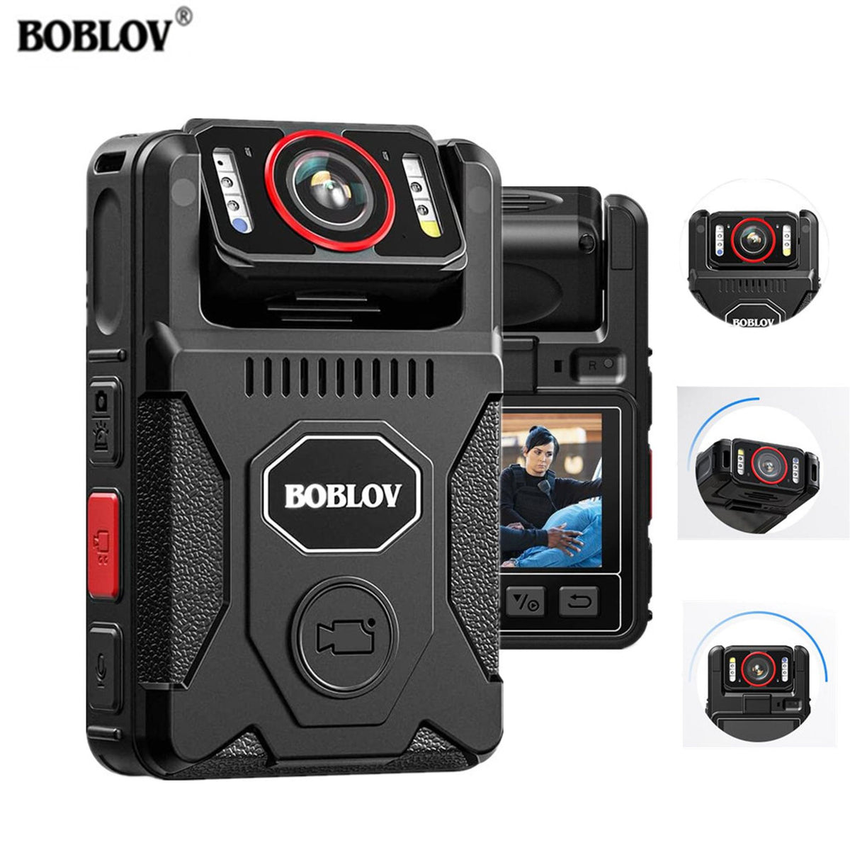 BOBLOV M7 Pro 256GB 1080P Body Camera