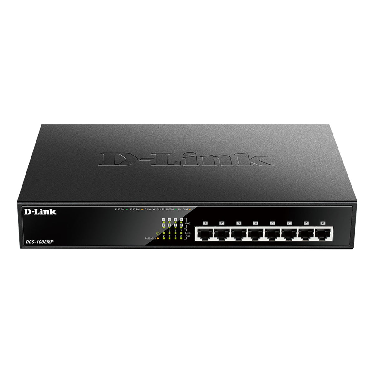 D-Link DGS-1008MP 8-Port Gigabit PoE+ Switch ds:57161e3d