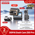 DDPAI Z60 Pro 2-Channel 4K Front and Rear Dash Cam with GPS
