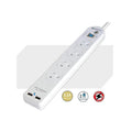 Generic PAD-503USB 4 Outlet Powerboard with USB