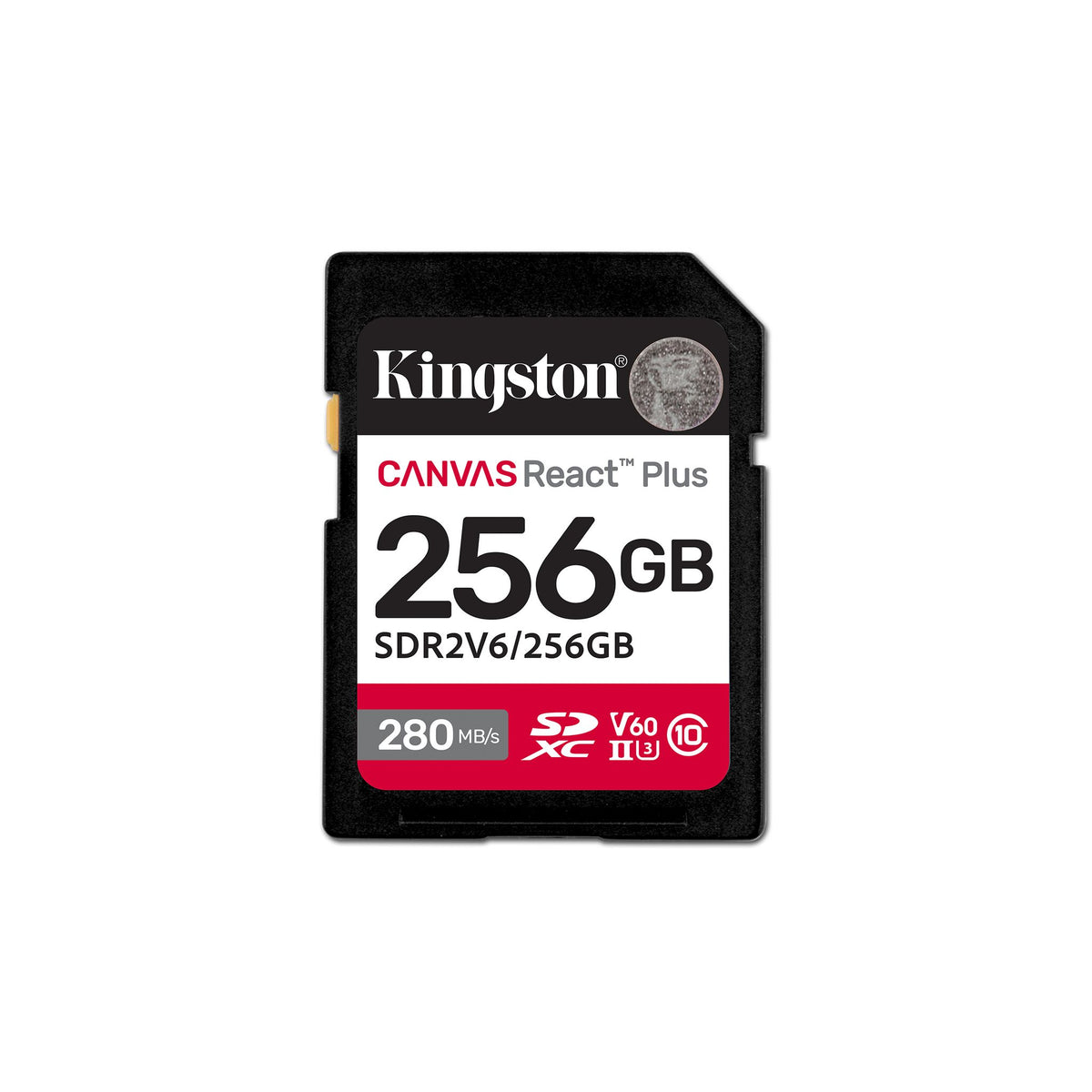 Kingston Canvas React Plus 256GB UHS-II V60 SDXC Card ds:9d9779e7