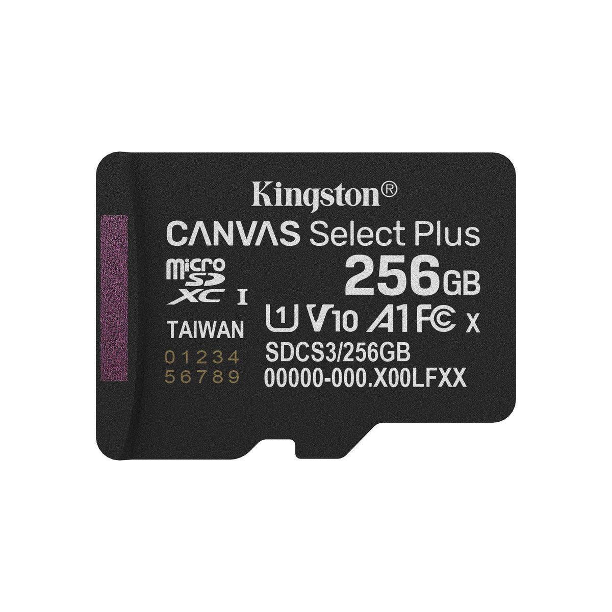 Kingston SDCS3/256GB 256GB Canvas Select Plus microSDXC Card ds:8140e48f
