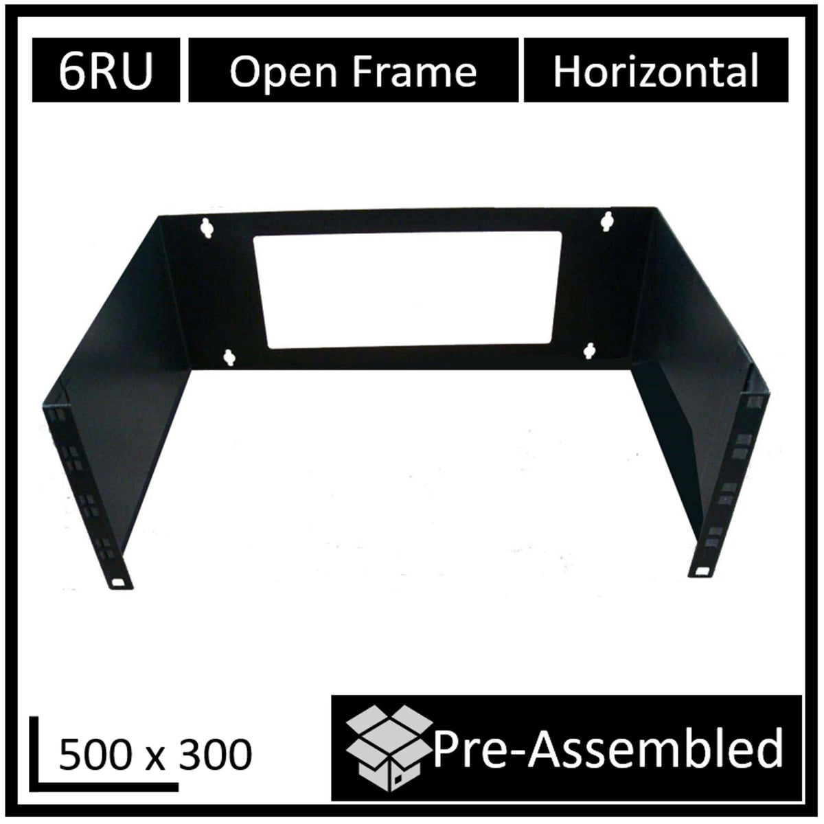 LDR WB-CA-3406 6U Wall Mount Open Frame