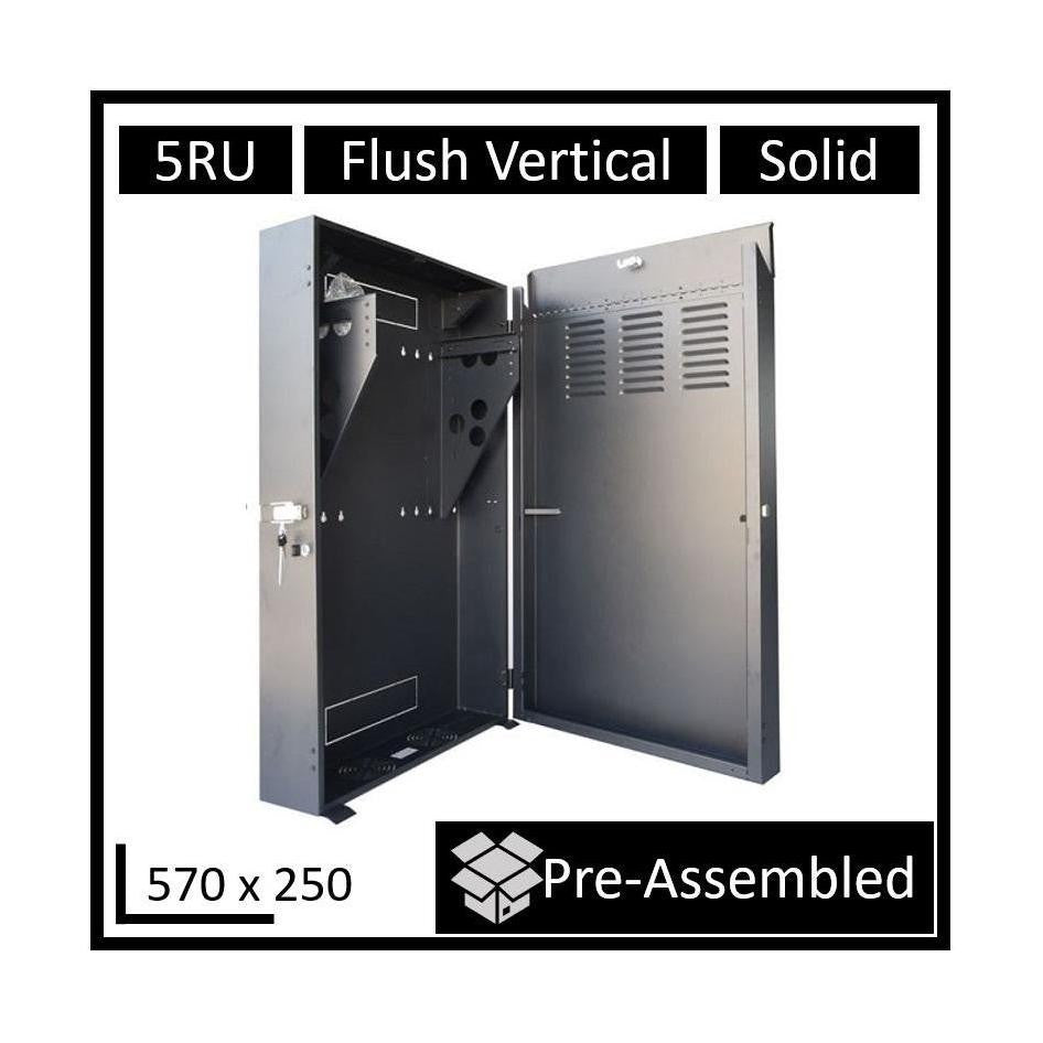 LDR WB-FT 5U Flush Wall Mount Vertical Cabinet