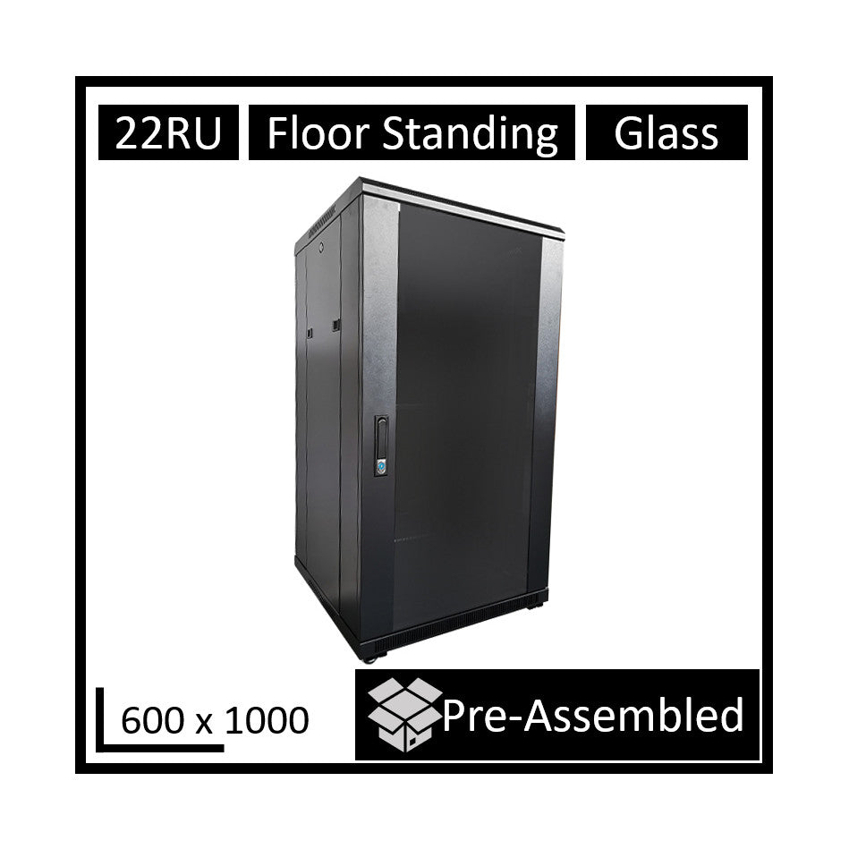 LDR WB-NC602215B 22U Assembled Server Rack Cabinet