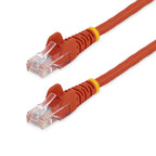 StarTech.com 45PAT1MRD 1m Red Cat5e Snagless RJ45 Patch Cable ds:db892a1b