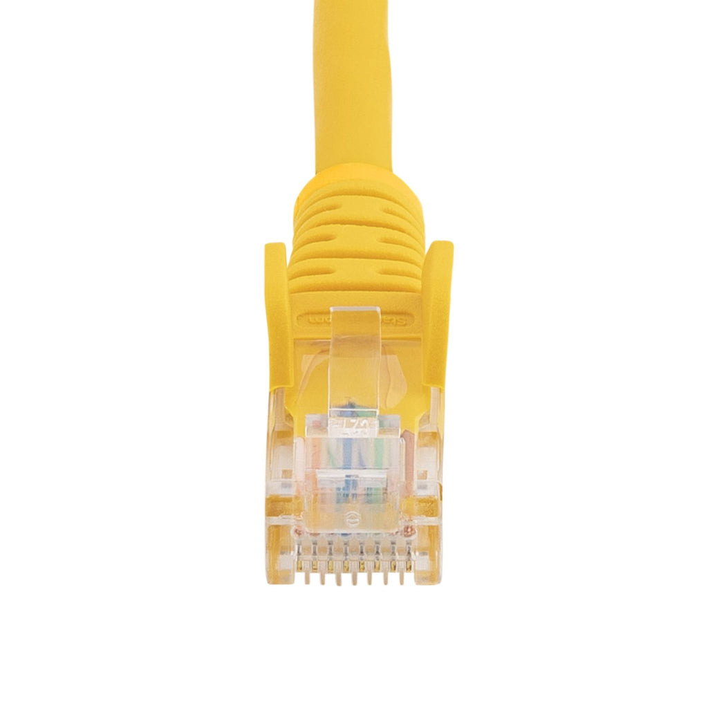 StarTech.com 45PAT1MYL 1m Yellow Cat5e Snagless Patch Cable ds:a7351d27