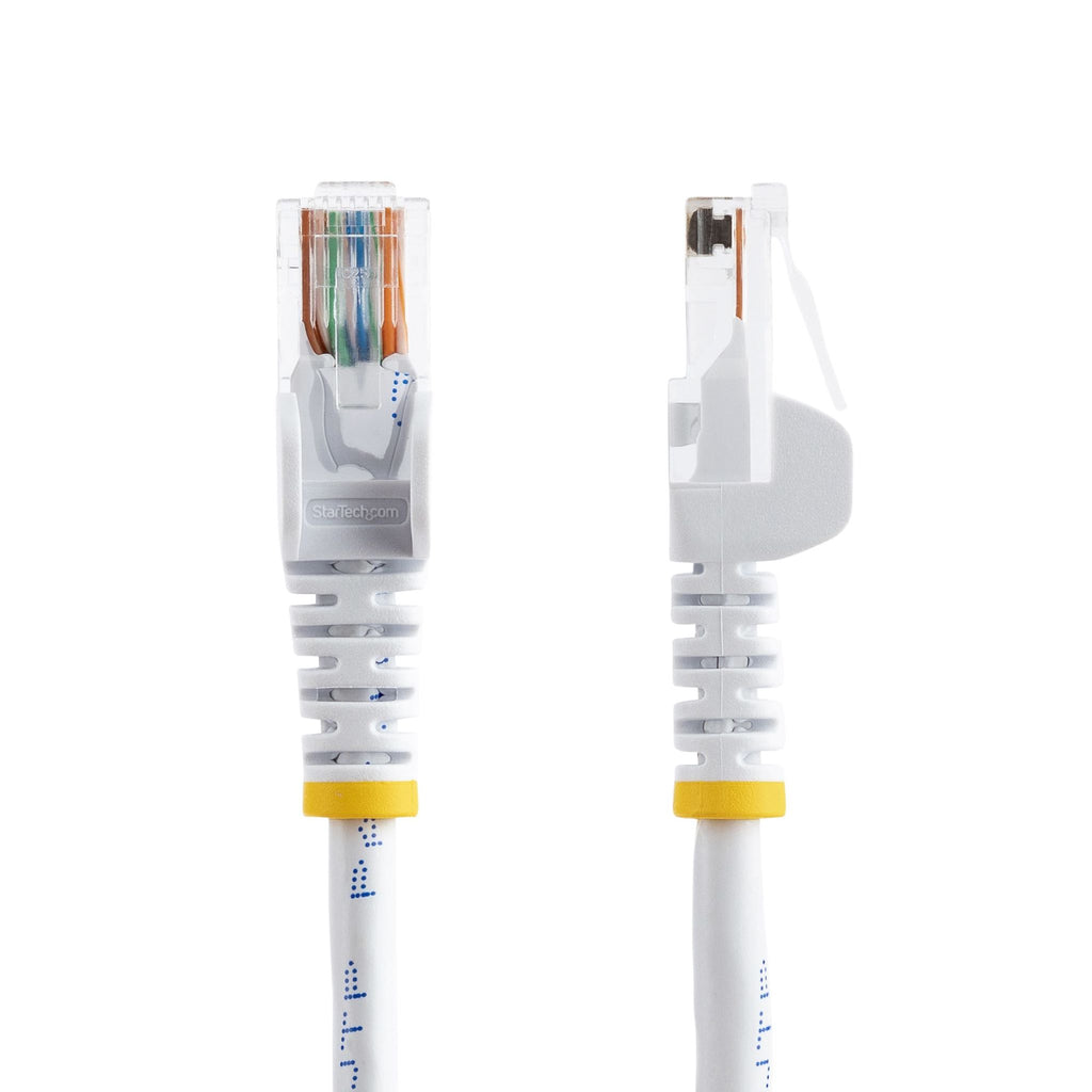 StarTech.com 45PAT3MWH 3m White Cat5e Snagless Patch Cable ds:86307fd4