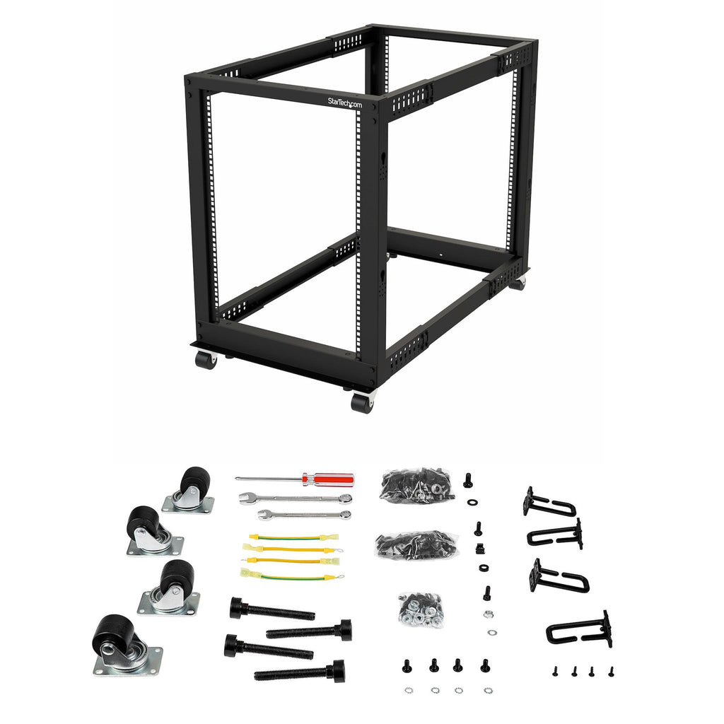 StarTech.com 4POSTRACK15U 15U 19in Open Frame Server Rack ds:94f94e1f