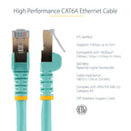 StarTech.com 6ASPAT7MAQ 7m CAT6a 10 Gigabit PoE Ethernet Cable ds:9cbf086c