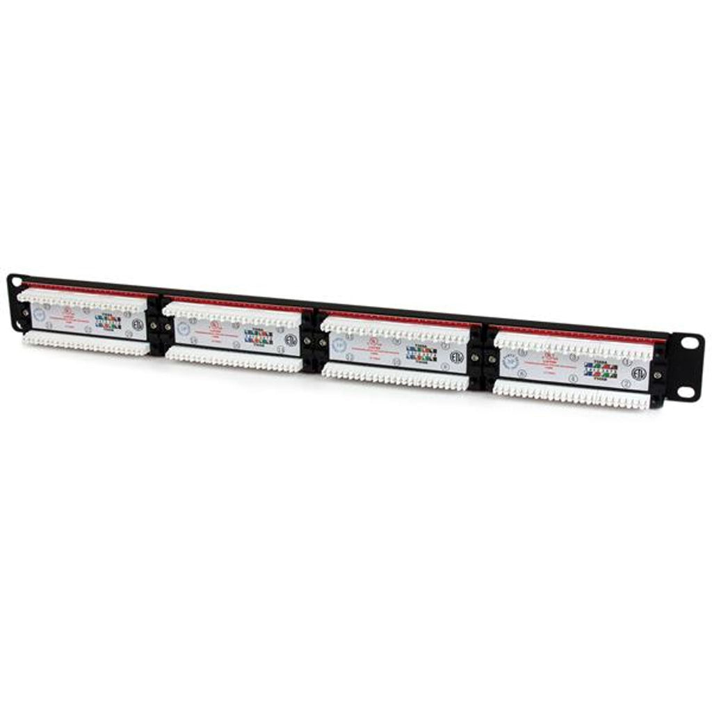 StarTech.com C6PANEL24 24 Port Cat 6 Rackmount Patch Panel ds:1754bee1