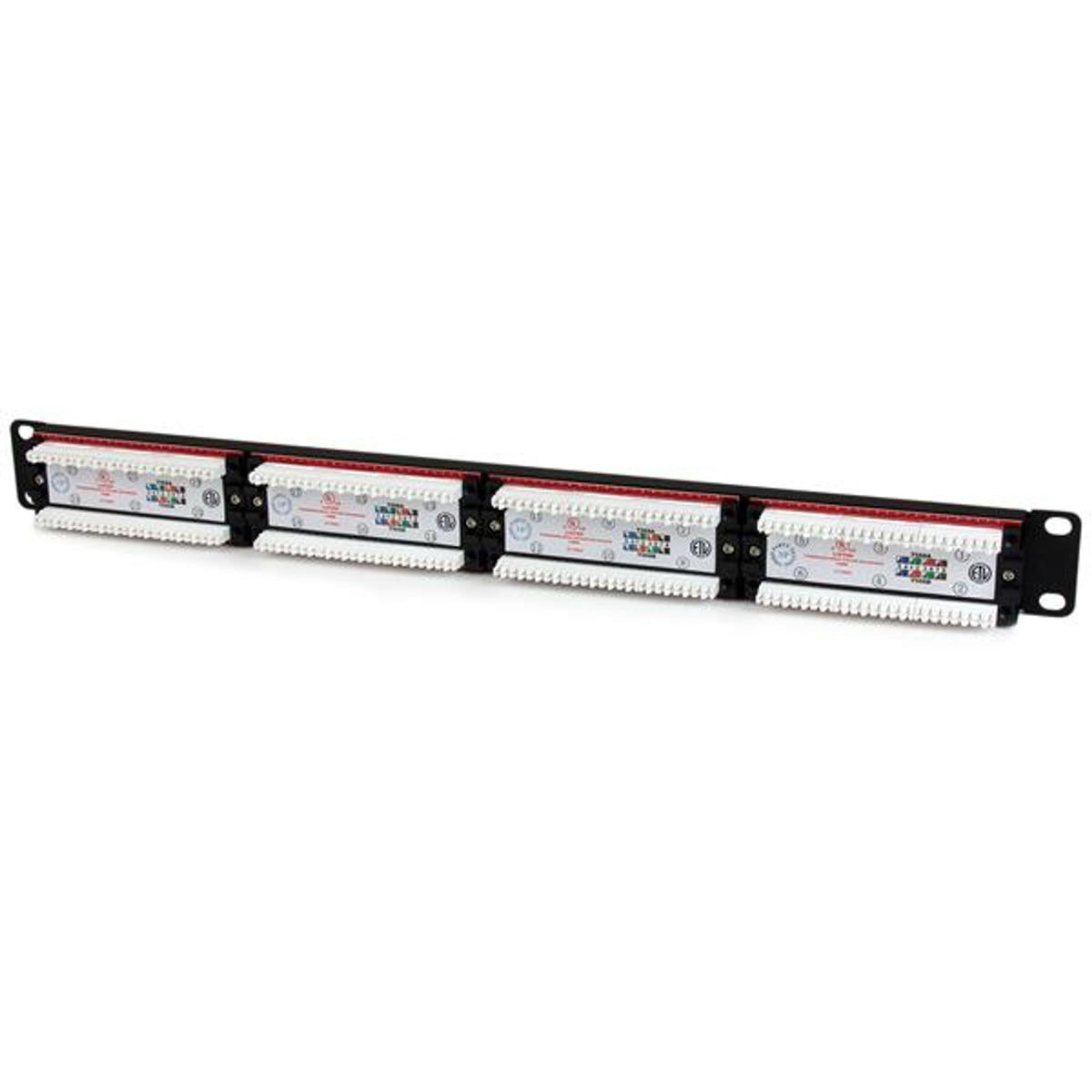 StarTech.com C6PANEL24 24 Port Cat 6 Rackmount Patch Panel ds:1754bee1