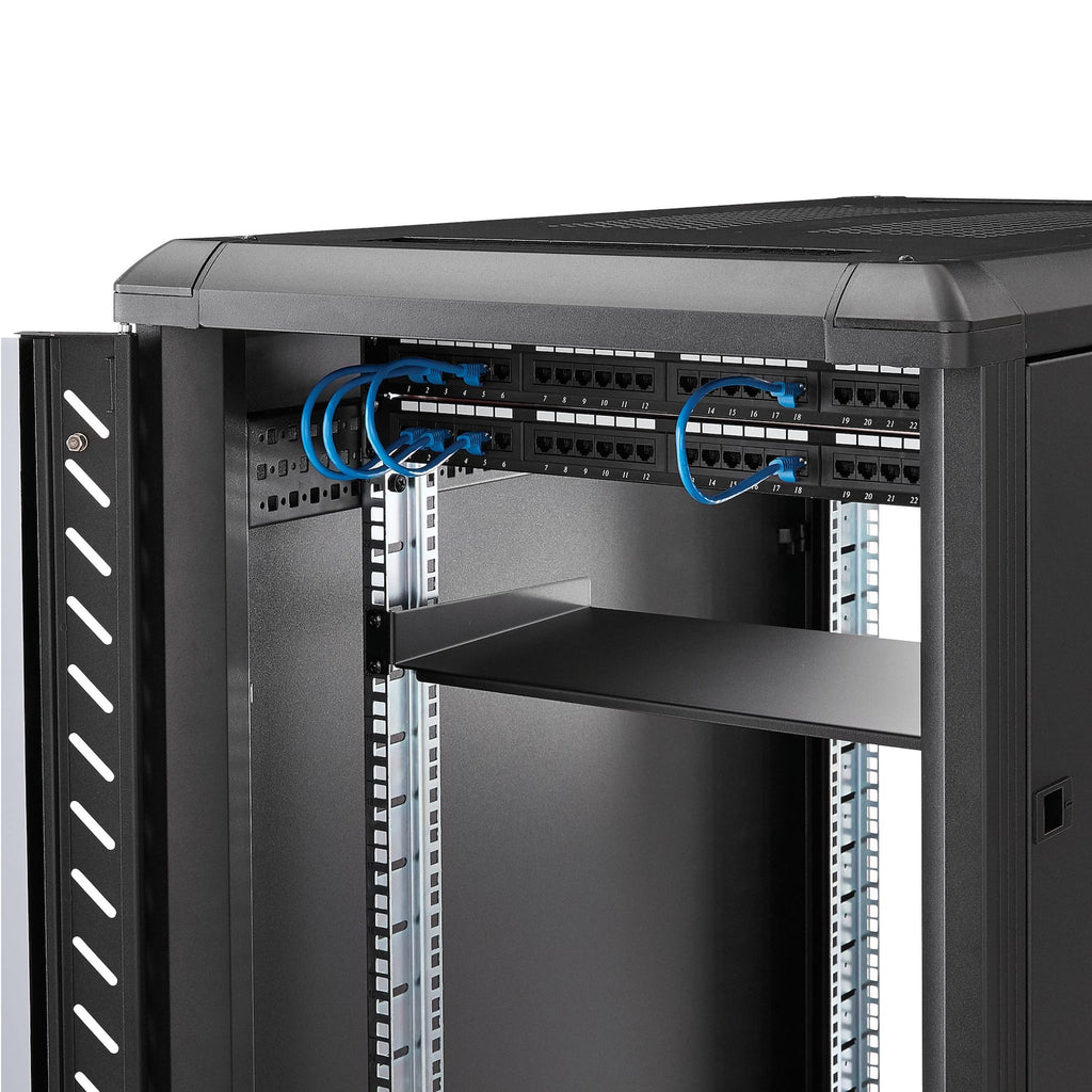 StarTech.com CABSHELF1U10 1U Fixed 10in Deep Rackmount Shelf ds:11b2244b