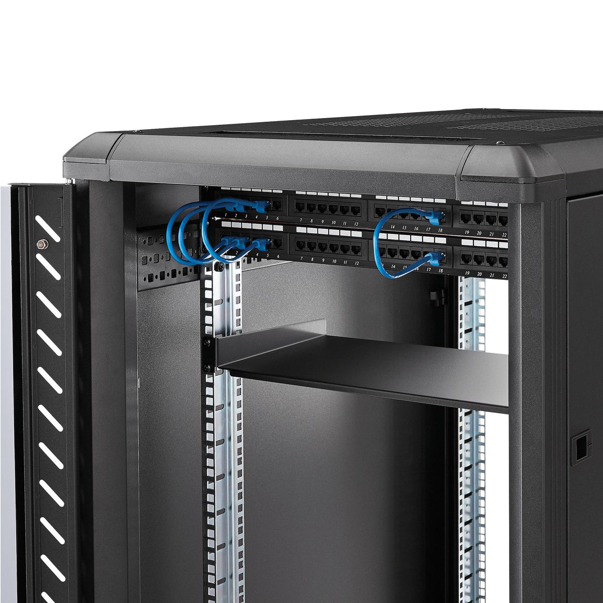 StarTech.com CABSHELF1U10 1U Fixed 10in Deep Rackmount Shelf ds:11b2244b