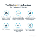 StarTech.com CABSHELFHD 18in Deep 2U Server Rack Cabinet Shelf ds:14fadec3