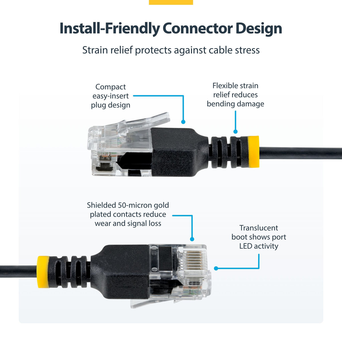 StarTech.com N6APATUTP34BKS2M 2m Ultra Slim CAT6a Ethernet Cable ds:b78488b1