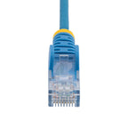 StarTech.com N6PAT150CMBLS 1.5m Slim CAT6 Patch Cord Blue ds:fae98911