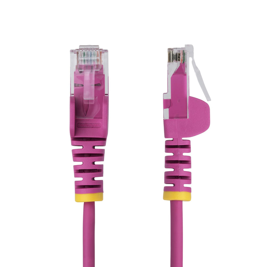 StarTech.com N6PAT250CMPKS 2.5m Pink Slim CAT6 Ethernet Cable ds:e24fc316
