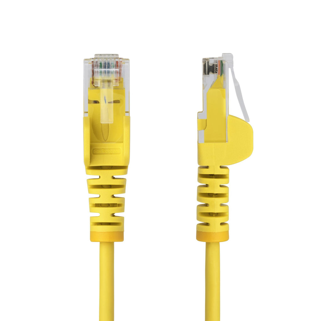 StarTech.com N6PAT250CMYLS 2.5m Yellow Slim CAT6 Ethernet Cable ds:3a6c902e