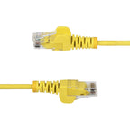 StarTech.com N6PAT250CMYLS 2.5m Yellow Slim CAT6 Ethernet Cable ds:da35dcbd