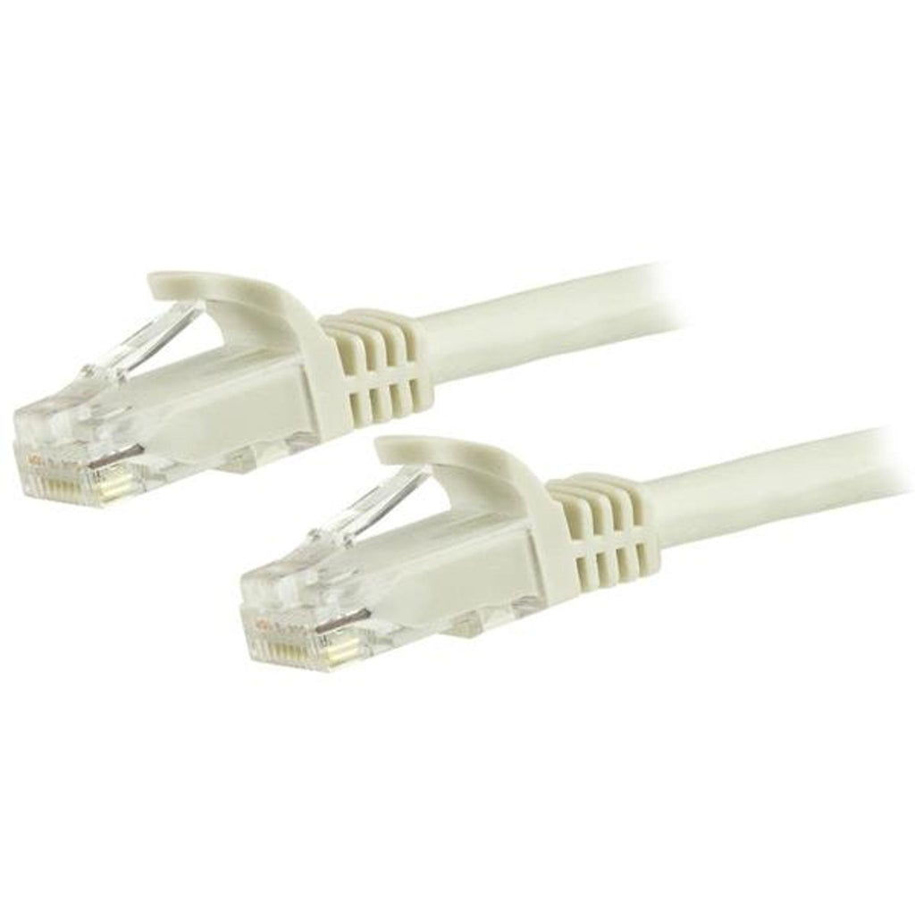 StarTech.com N6PATC3MWH 3m White Cat6 Snagless Ethernet Cable ds:30a72ad7